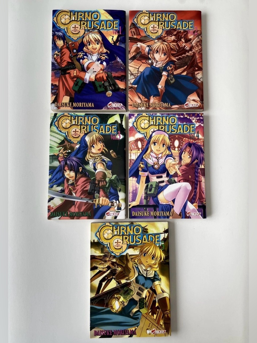 FRENCH Chrono Crusade Mangas 1-5 Français Asuka
